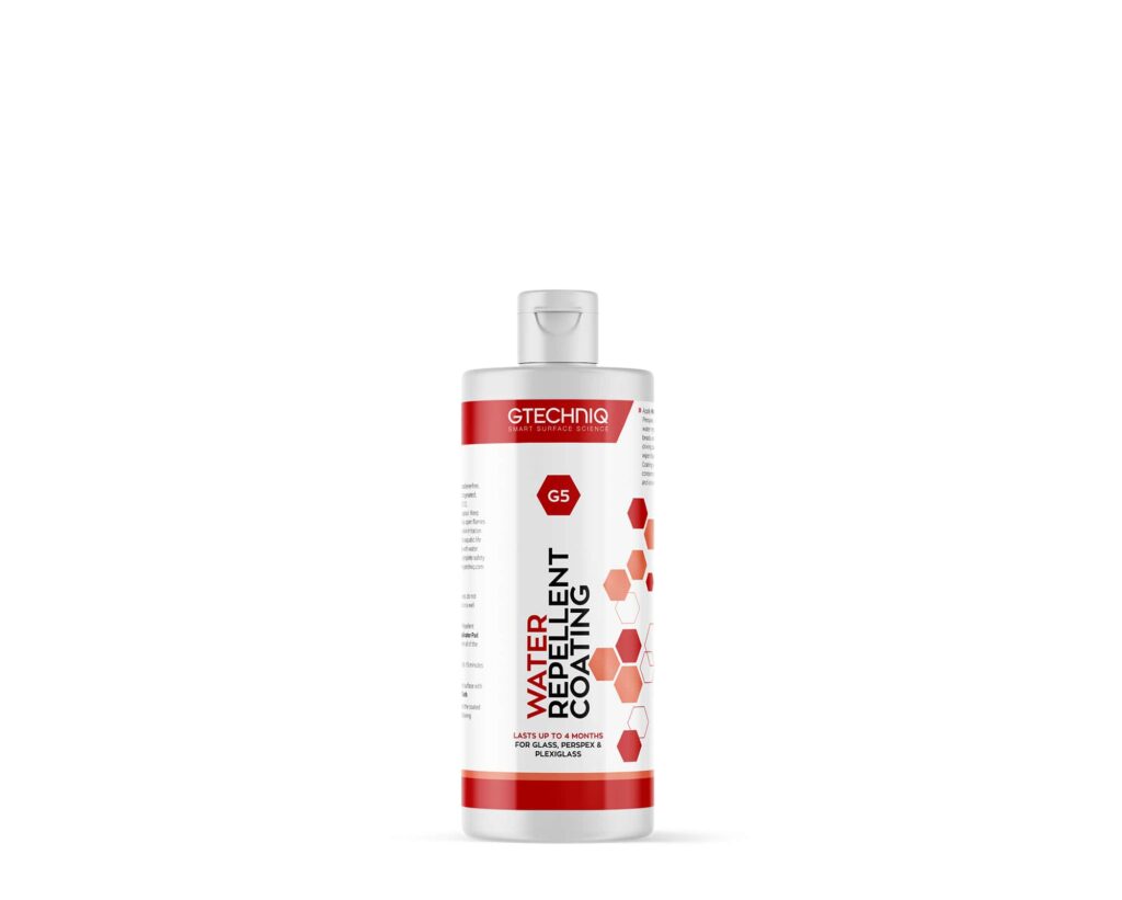 GTECHNIQ - G5 - Water Repellent Coating For Glass And Perspex
