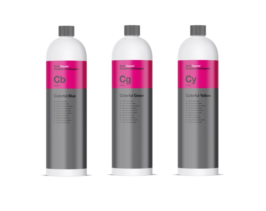 KOCH CHEMIE - Colorful - Blue | Green | Yellow - Colorfoam Concentrate - 1000ml