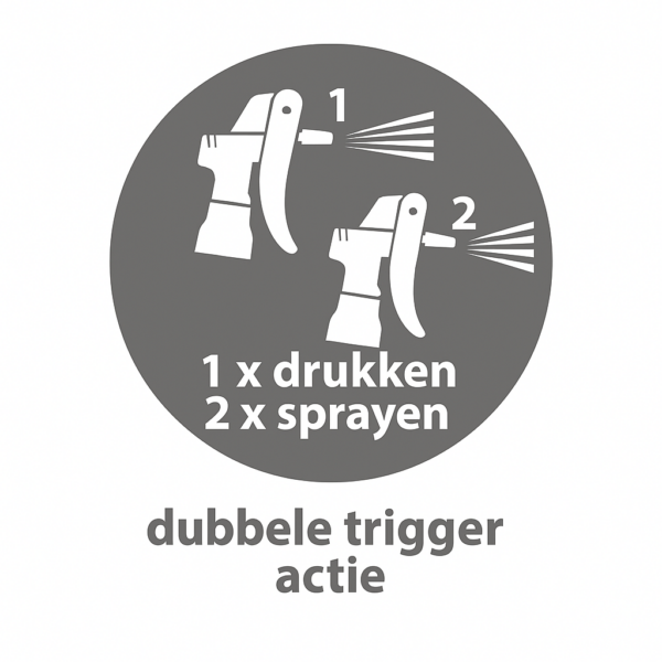 PRESSOL – Professional – Household – Double Trigger Action Sprayer – WIT – 750ml – DOOS – 6 Stuks