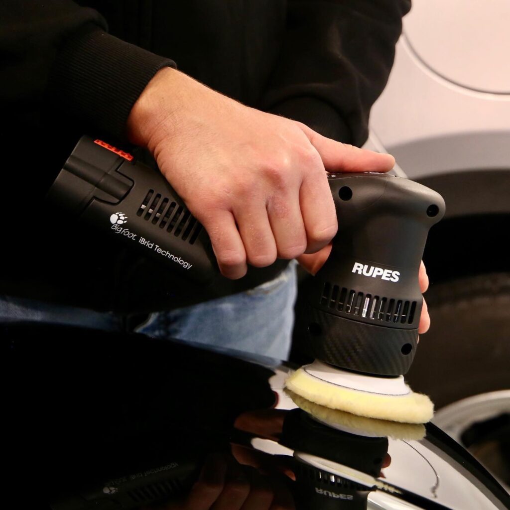 RUPES - BIGFOOT HLR75 - Mini Ibrid Polisher 75mm - Accu Polijstmachine - LUX Kit