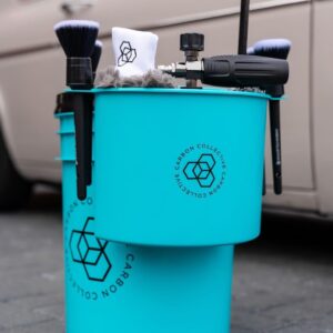 CARBON COLLECTIVE – Bucket Organiser – Teal Blue