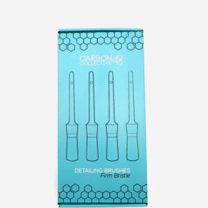 CARBON COLLECTIVE – Firm Bristle Detailing Brush Set – 4 Items
