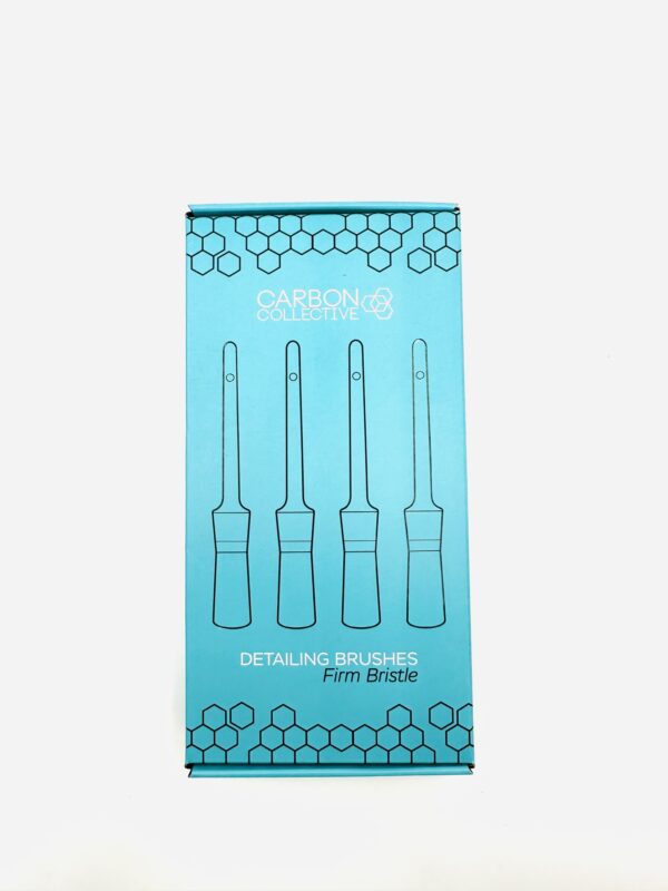 CARBON COLLECTIVE – Firm Bristle Detailing Brush Set – 4 Items