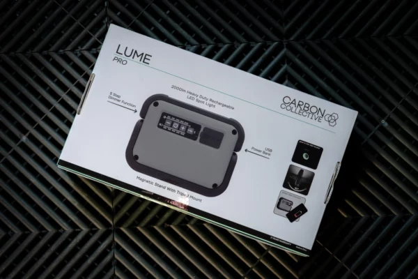 CARBON COLLECTIVE – LUME Pro – Rechargeable Heavy Duty Spot Light – 2000 Lumen