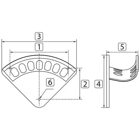 R+M Suttner Slang Wandhouder Aluminium - Verschillende Maten