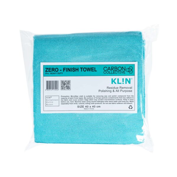 CARBON COLLECTIVE – KL!N Zero Finish – 406GSM Randloos – 40x40cm – 5-Pack