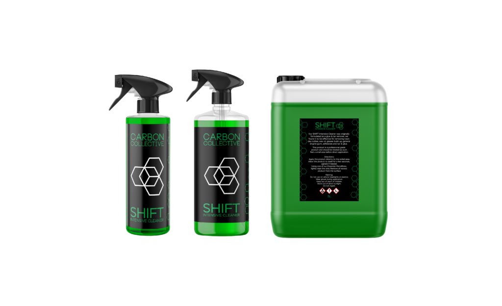 CARBON COLLECTIVE - SHIFT INTENSIVE CLEANER - Lijm - Rubber - Vet - Teer - Waxoyl - Bandendressing Verwijderaar