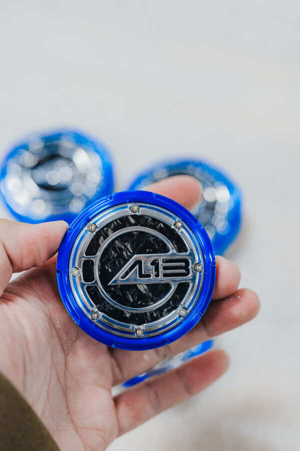 AL13 – 3 PIECE – CARBON / FORGED CARBON Center Caps