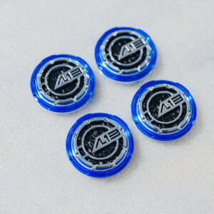 AL13 – 3 PIECE – CARBON / FORGED CARBON Center Caps