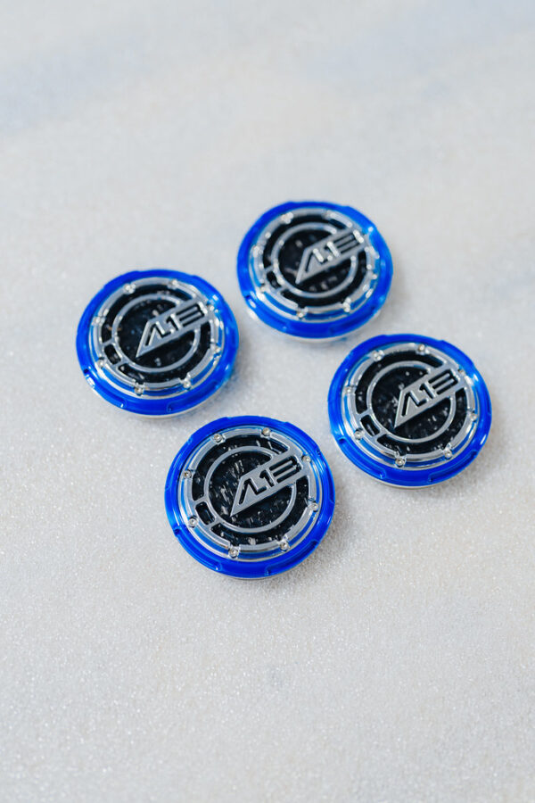 AL13 – 3 PIECE – CARBON / FORGED CARBON Center Caps