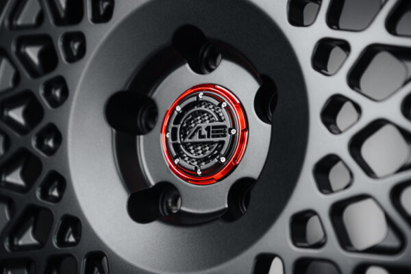 AL13 – 3 PIECE – CARBON / FORGED CARBON Center Caps