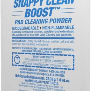 LAKE COUNTRY – Snappy Clean Boost Powder For PAD WASHER – Doosverpakking – 72 Items