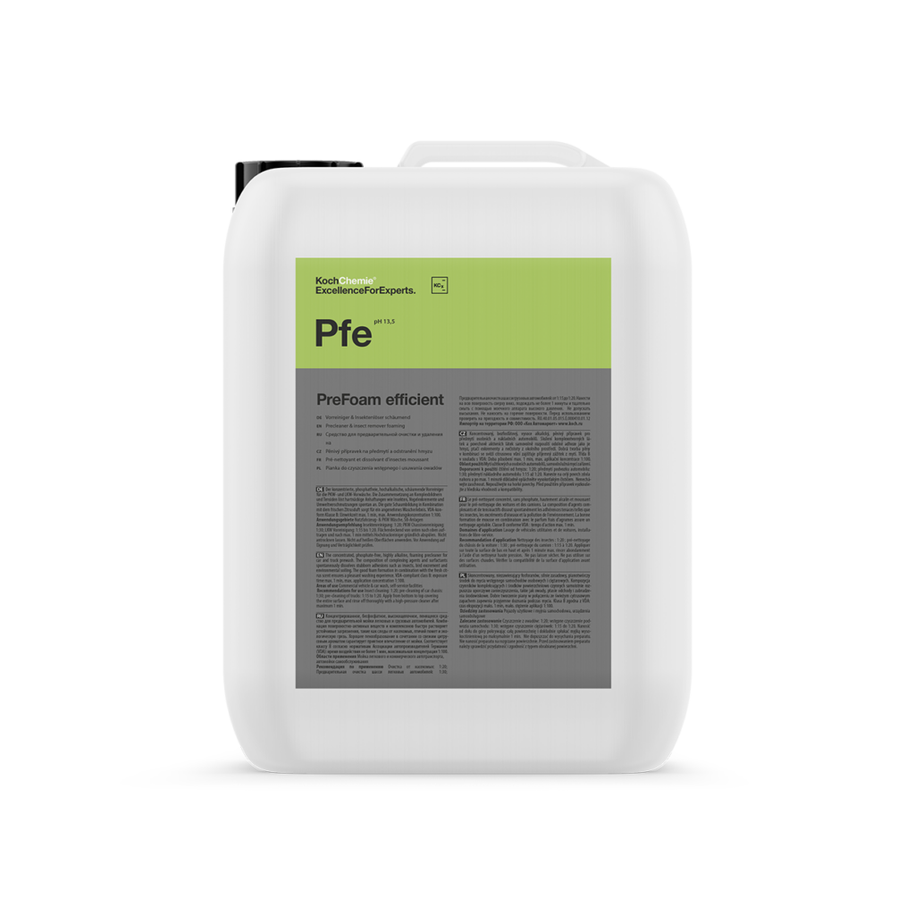KOCH CHEMIE - Pfe - PreFoam Efficiënt - Pre-Cleaner & Bug Remover - 5L
