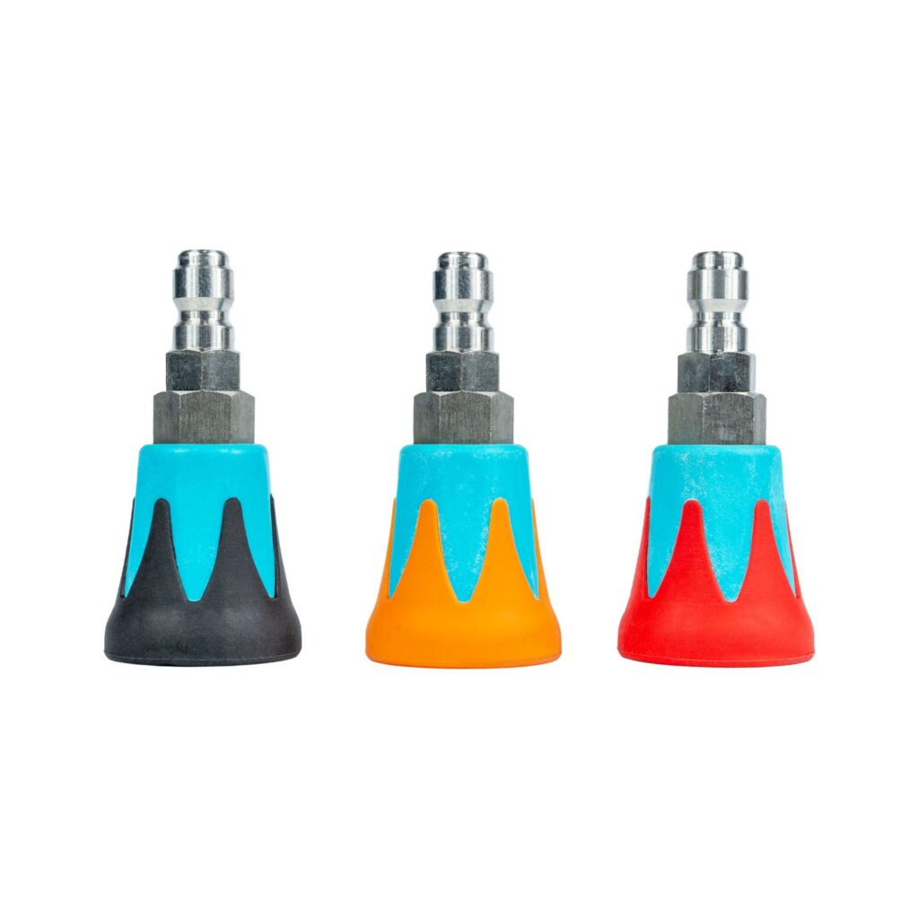 CARBON COLLECTIVE - PRO - Stainless Steel Nozzle Set With Protection - 3-Pack