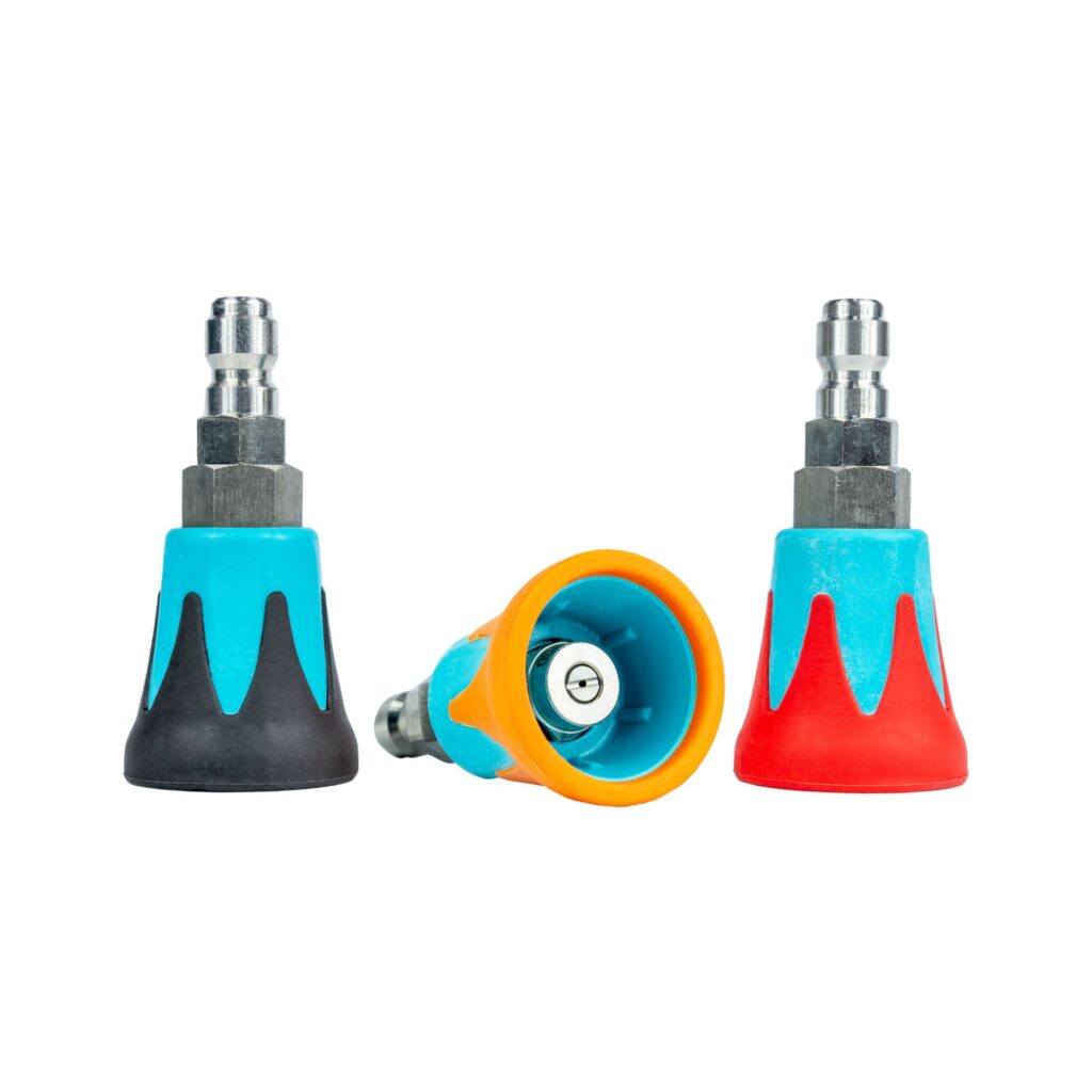 CARBON COLLECTIVE - PRO - Stainless Steel Nozzle Set With Protection - 3-Pack