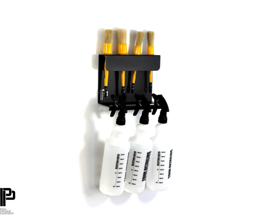 POKA PREMIUM - Holder For Brush And Bottles 20cm - WPB_20