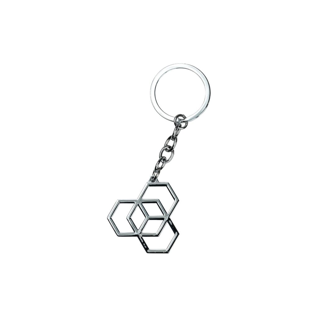 CARBON COLLECTIVE - Chrome Logo - Keyring