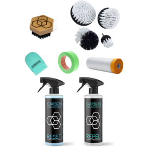CARBON COLLECTIVE - PRO - REPEL + RESET - Textiel Reiniging & Bescherming Set Voor Zetels & Cabriodaken