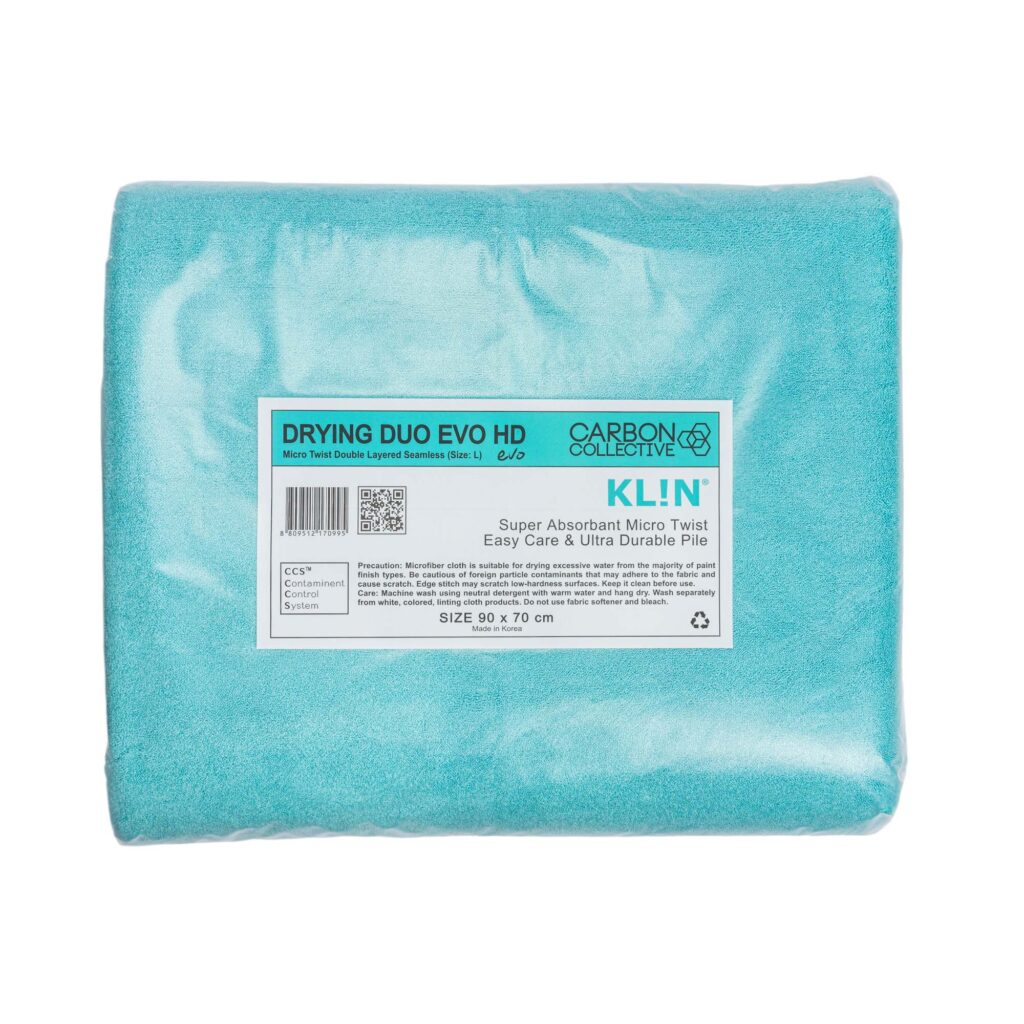 CARBON COLLECTIVE - KL!N KOREA - PRO - Drying DUO EVO Towel - 1900GSM - 70x90cm - (Limited Quantity)