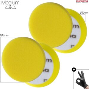 MENZERNA – Medium Cut Foam Yellow – ECCENTRIC/ROTARY