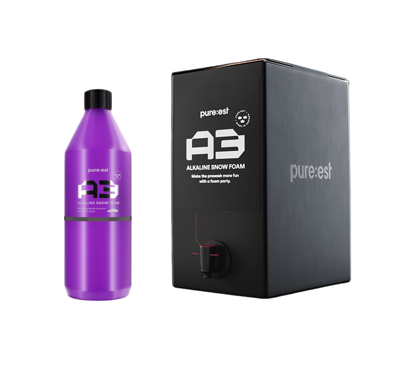 PURE:EST - A3 - Alkaline Snow Foam - Pre-Cleaner – Insect, Vuil & Wegfilm Verwijderaar