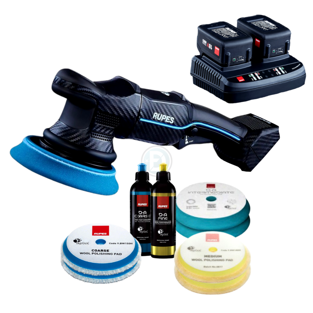 RUPES - iBrid HLR21 Polisher 21mm ORBIT - 150m² - BAS-Set