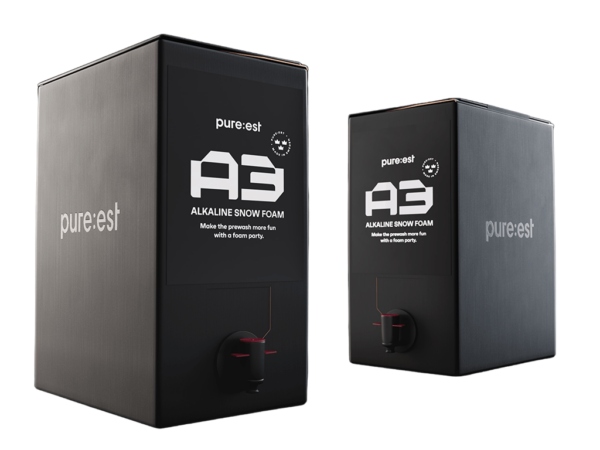 PURE:EST – A3 – Alkaline Snow Foam – Pre-Cleaner – Insect, Vuil & Wegfilm Verwijderaar