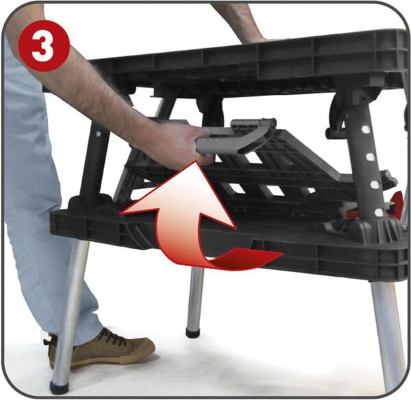 CRIJNS – Inklapbare Werbank – 85x55x11,2cm – MAX 450kg