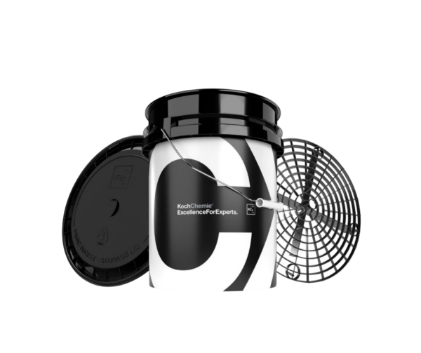 KOCH CHEMIE – Detailing Bucket / Emmer – Grit Guard – Sealing Lid – 20L