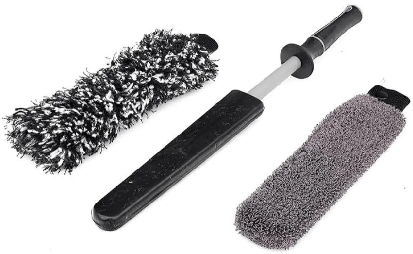 DETAIL FACTORY - Wheel Brush Set Mini - 1 Handle, 1 Scrub Sock, 1 Plush
