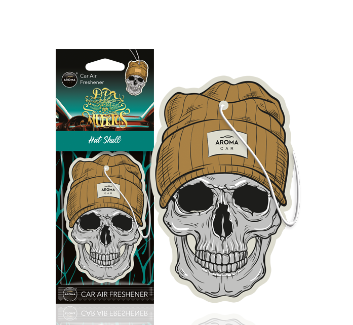AROMA CAR - Dia De Los Muertos - Hat Skull - HALLOWEEN
