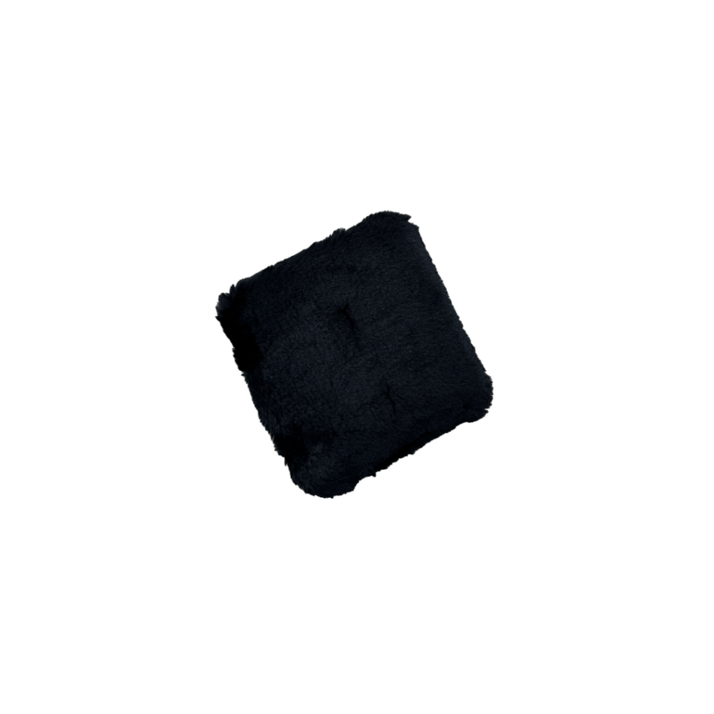 PURE:EST - Microfibre Wash Pad - Black - Ultra Soft