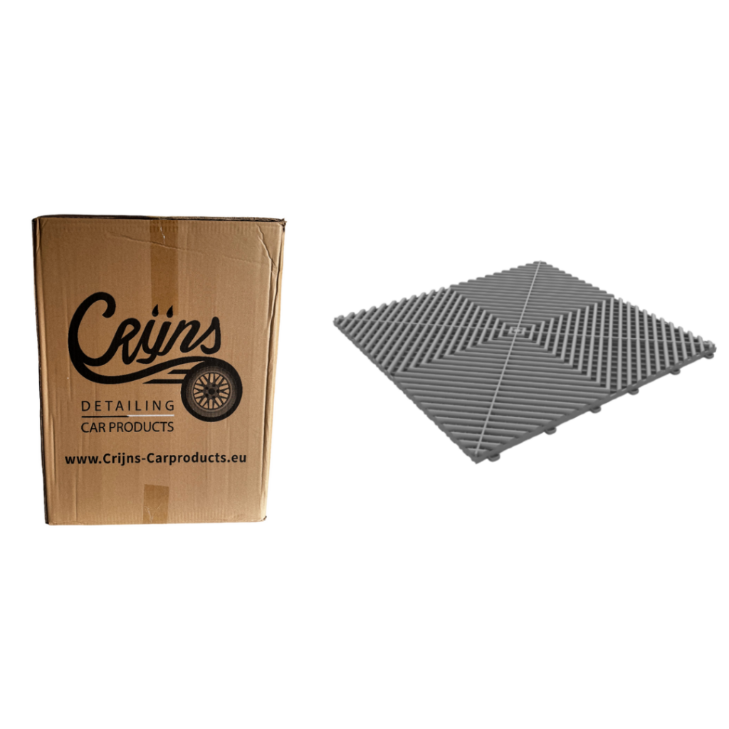 CRIJNS - Dalles - Floor Tiles - Trax - PRO - 39,50x39,50cm - BOX - 30 Items - Dark Grey