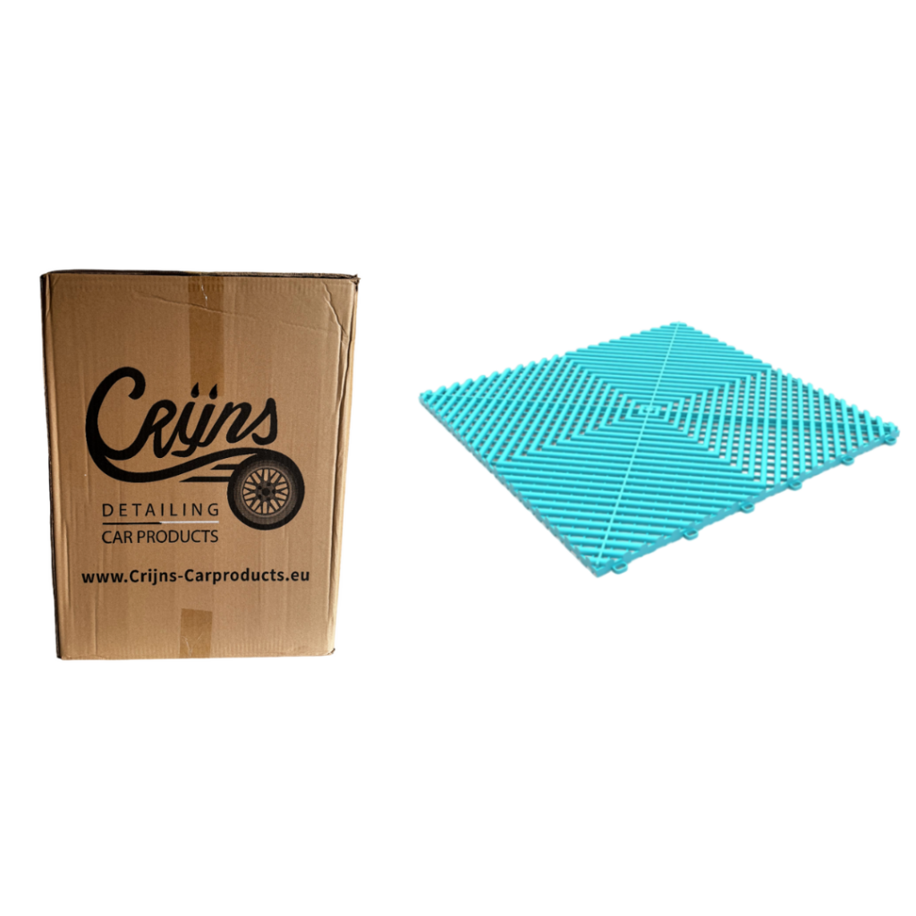 CRIJNS - Dalles - Floor Tiles - Trax - PRO - 39,50x39,50cm - BOX - 30 Items - Carbon Collective Blue/Green
