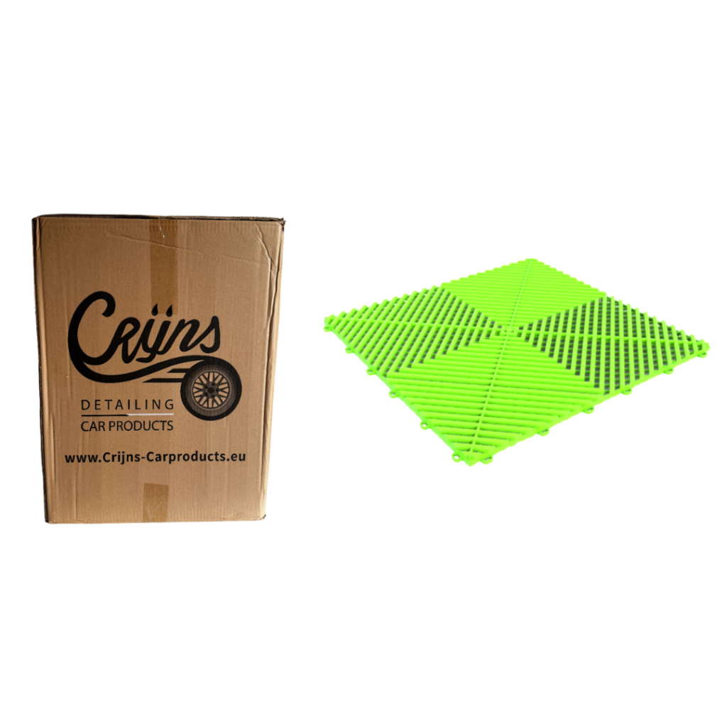 CRIJNS - Dalles - Floor Tiles - Trax - PRO - 39,50x39,50cm - BOX - 30 Items - Venom Green