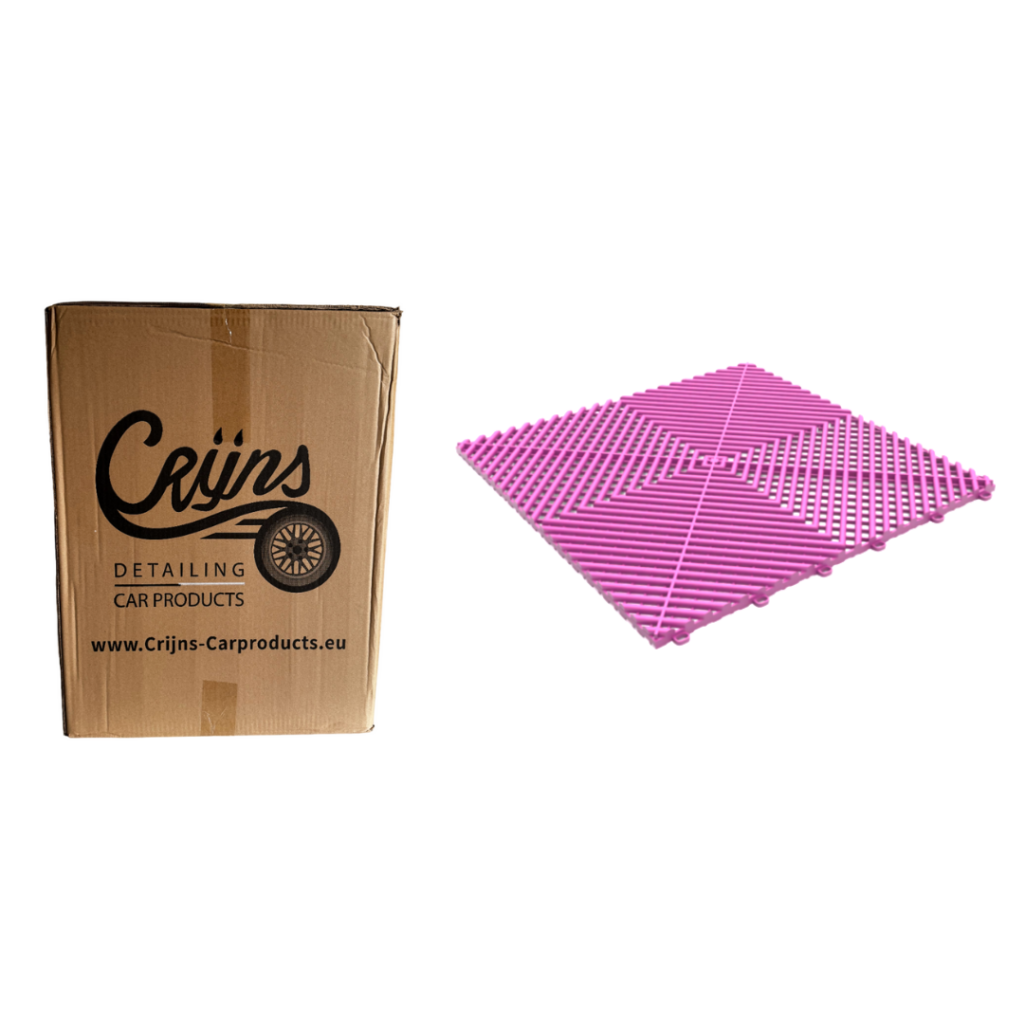 CRIJNS - Dalles - Floor Tiles - Trax - PRO - 39,50x39,50cm - BOX - 30 Items - Fluo Pink