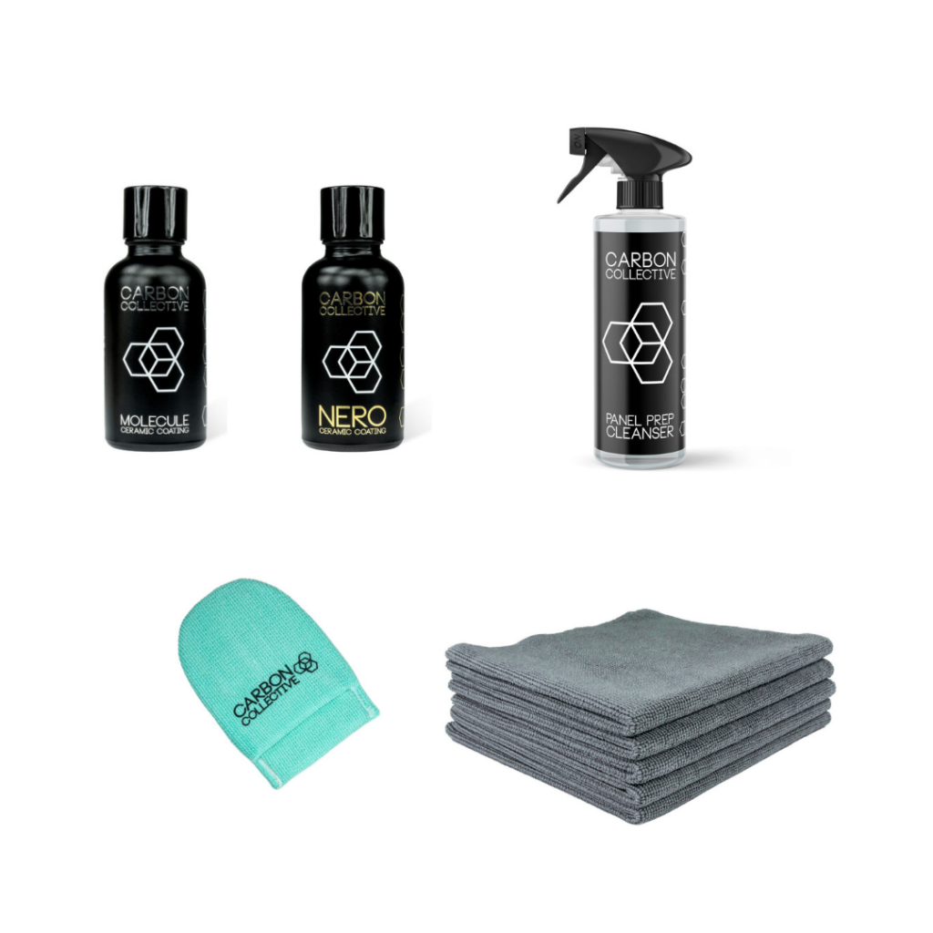 CARBON COLLECTIVE - PRO - MOLECULE 9H + NERO 3,5H Self-Healing - Diamond Infused Ceramic Coating - 7 YEARS - Coating Pack 3.0