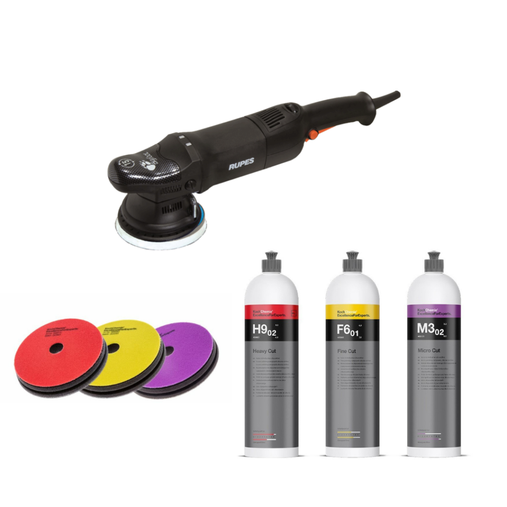 RUPES BIGFOOT LHR15ES - Koch Chemie Polishing Package Set - 1000ml