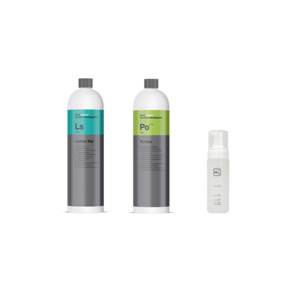 KOCH CHEMIE - Interior Foam Set -5% - PO 1L + LS 1L + FOAMER BOTTLE