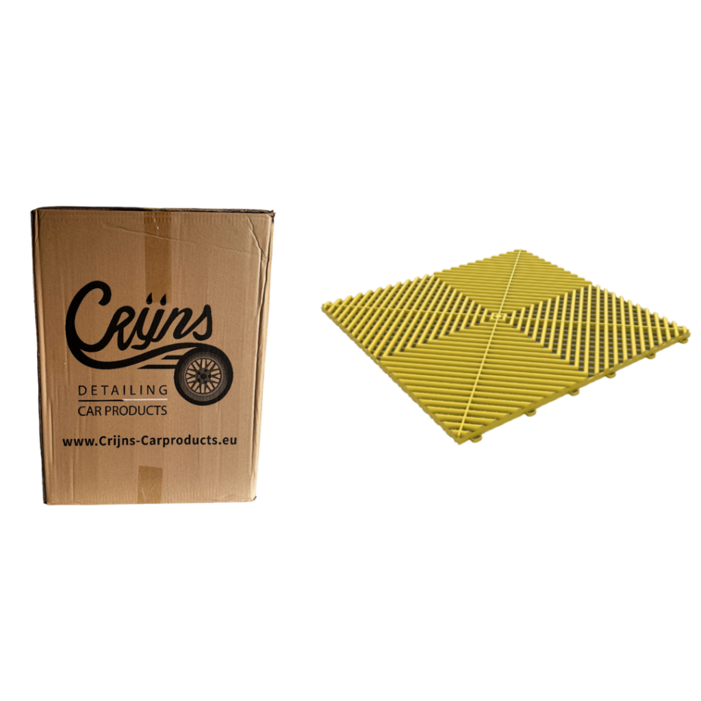 CRIJNS - Dalles - Floor Tiles - Trax - PRO - 39,50x39,50cm - BOX - 30 Items - Yellow