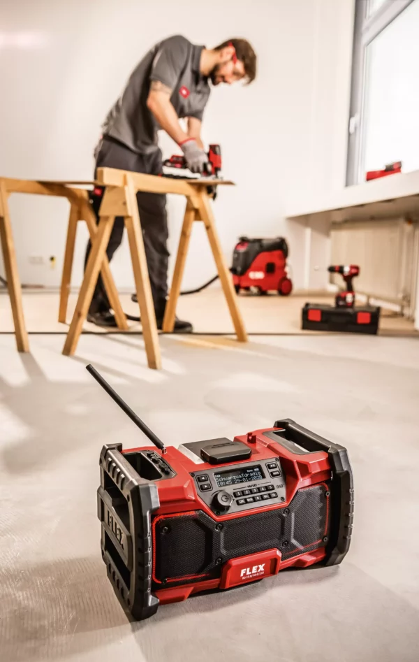 FLEX – RD 12/18.0/230 Digitale Accu-Bouwplaats Radio