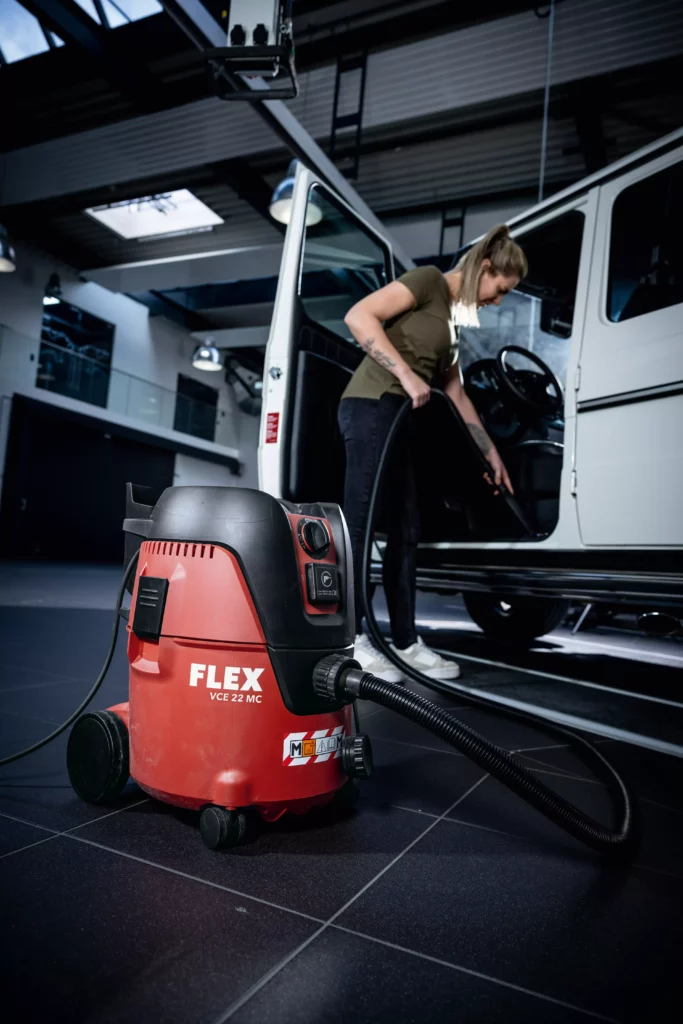 FLEX - VCE 22 M MC V - Veiligheidsstofzuiger met manuele filter-reiniging, 20L, Klasse M - 1200Watt