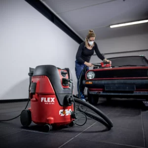 FLEX – VCE 22 M MC V – Veiligheidsstofzuiger met manuele filter-reiniging, 20L, Klasse M – 1200Watt