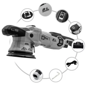 Liquid Elements - T4500 - PRO - Excentrische Polijstmachine - 125mm - 1000 Watt