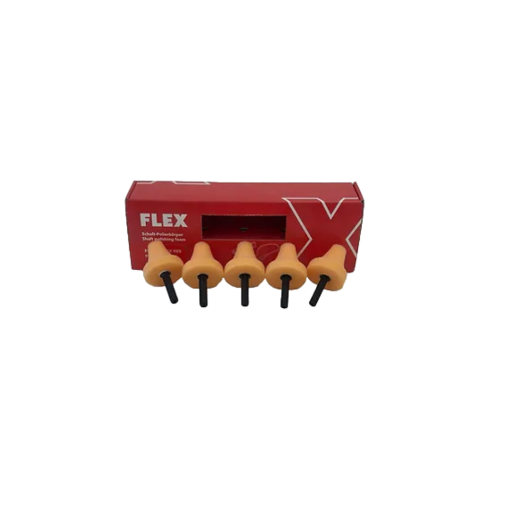 FLEX - PK-O 35 HEX VE5 - Polishing Cone for FLEX PXE80 - Orange - Soft 5-PACK