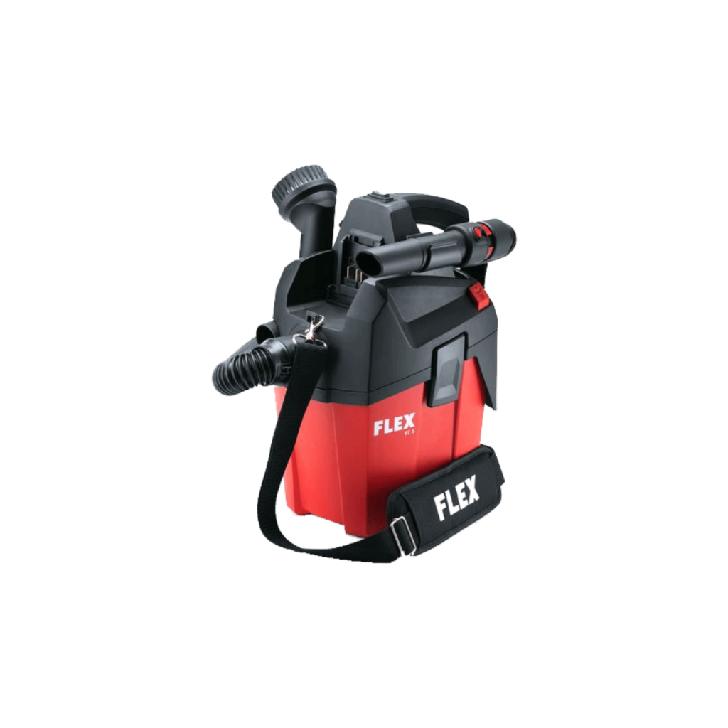 FLEX - VC 6 L MC 18.0 Compacte stofzuiger met manuele filterreiniging, 6 L, Klasse L