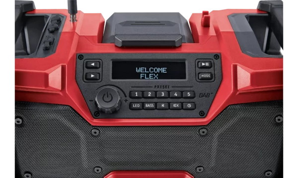 FLEX – RD 12/18.0/230 Digitale Accu-Bouwplaats Radio