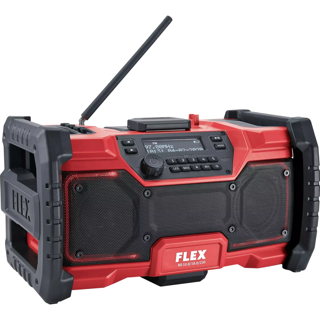 FLEX - RD 12/18.0/230 Digitale Accu-Bouwplaats Radio