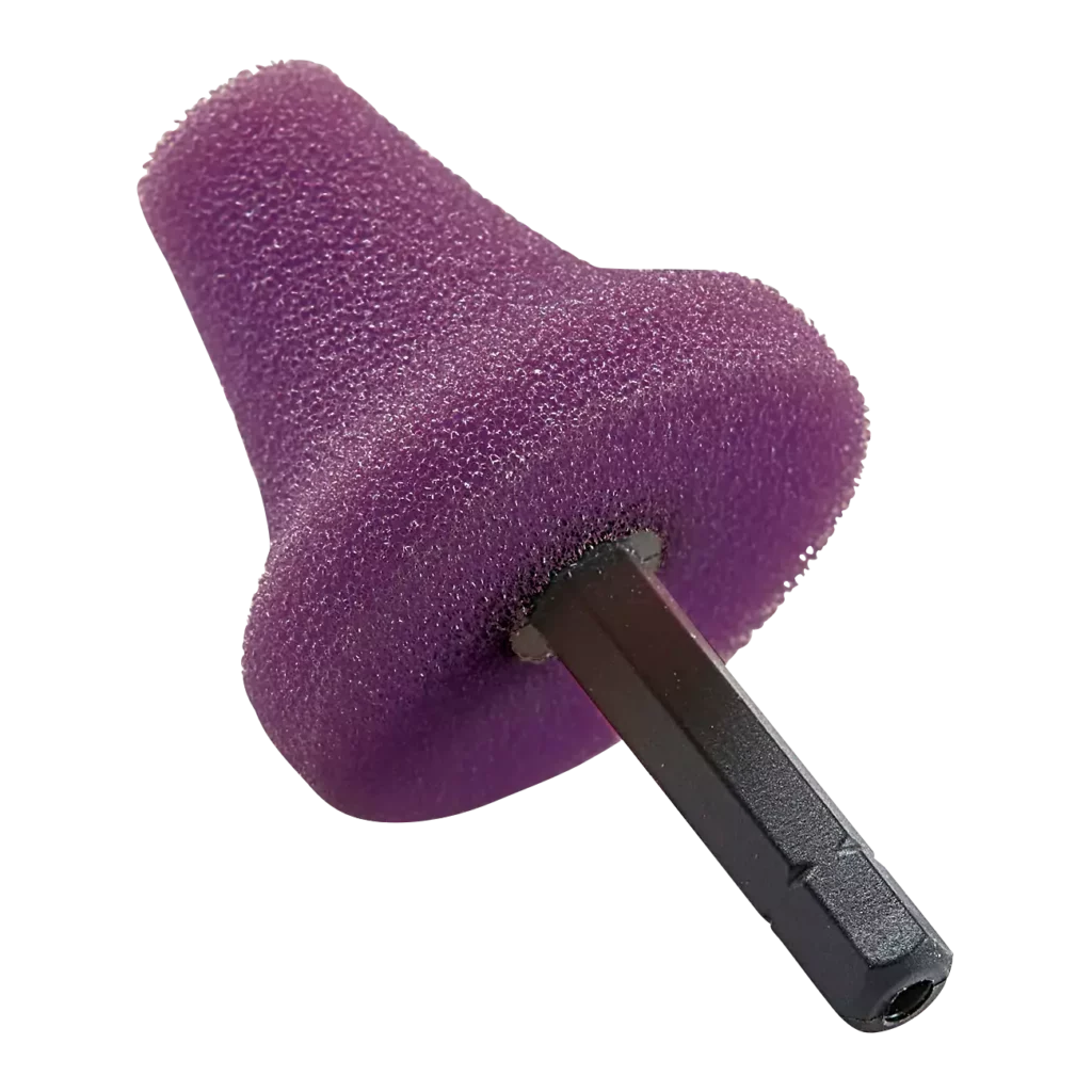 FLEX - PK-V 35 HEX - Polishing Cone for FLEX PXE80 - Purple - Medium