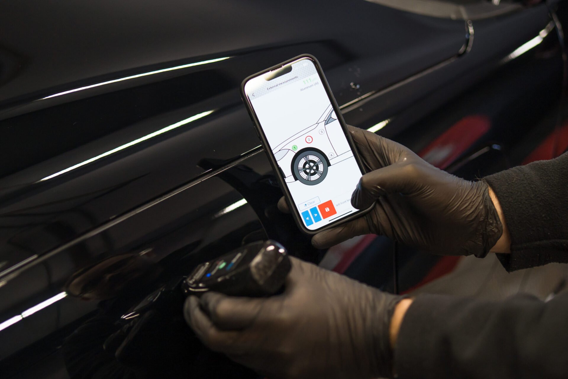 NEXDIAG - NexPTG - PRO - Carbon Edition - Professionele Lakdikte Meter Met Officieel Kalibratie Certificaat